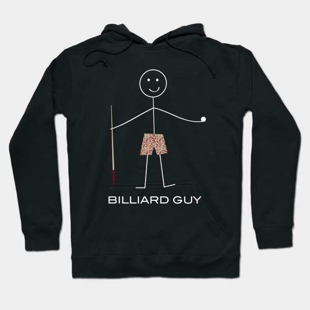 Funny Mens Pool Player Hoodie by whyitsme